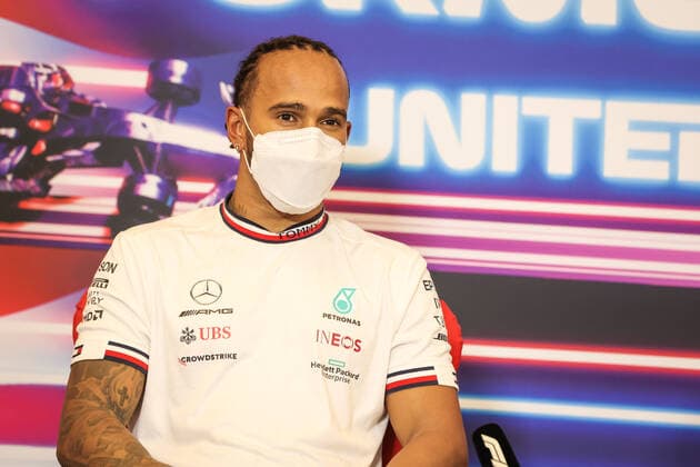 44 Lewis Hamilton GBR, Mercedes AMG Petronas F1 Team , F1 Grand Prix of USA at Circuit of The Americas on October 23, 2021 in Austin, United States of America Photo by HOCH ZWEI Austin United States of America
