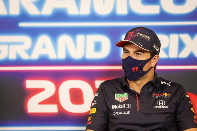 11 Sergio Perez MEX, Red Bull Racing , F1 Grand Prix of USA at Circuit of The Americas on October 23, 2021 in Austin, United States of America Photo by HOCH ZWEI Austin United States of America