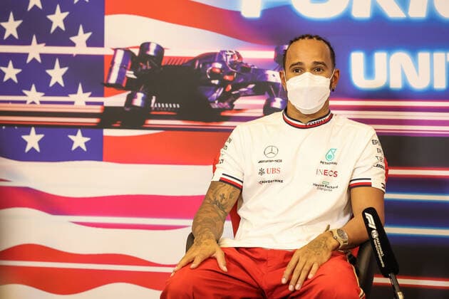 44 Lewis Hamilton GBR, Mercedes AMG Petronas F1 Team , F1 Grand Prix of USA at Circuit of The Americas on October 23, 2021 in Austin, United States of America Photo by HOCH ZWEI Austin United States of America