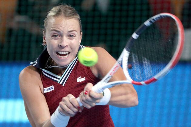 Tennis, WTA Tournament in Moscow, Final, Ekaterina Alexandrova - Anett Kontaveit
