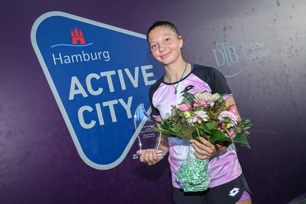 Winner 2021 Antonia RUZIC CRO , ITF Tennis Future Hamburg 2021 M25 and W25, Hamburg, Hamburg Tennis Association, 24 10 2021,