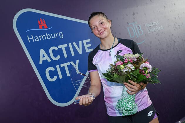 Winner 2021 Antonia RUZIC CRO , ITF Tennis Future Hamburg 2021 M25 and W25, Hamburg, Hamburg Tennis Association, 24 10 2021,