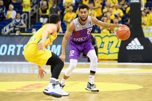 Stephen Brown Jr BG Goettingen, 24 10 2021, BBL, Alba Berlin vs BG Goettingen, at Mercedes Benz Arena, GER, Berlin, 24 10 21, BBL, Alba vs BG Goettingen, Berlin. Copyright: xUwexKoch Eibner-Pressefotox EP_UKH