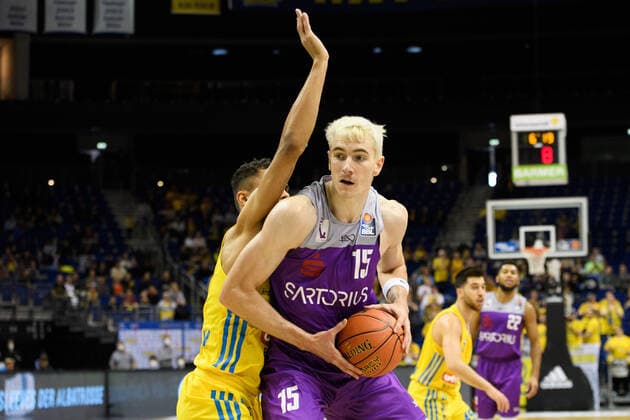 Philipp Hartwich BG Goettingen, 24 10 2021, BBL, Alba Berlin vs BG Goettingen, at Mercedes Benz Arena, GER, Berlin, 24 10 21, BBL, Alba vs BG Goettingen, Berlin Copyright: xUwexKoch Eibner-Pressefotox EP_UKH