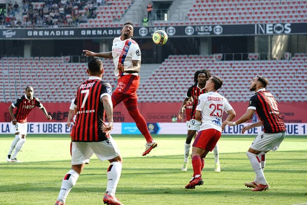 Jerome Boateng (Lyon) FOOTBALL : OGC Nice vs Lyon - Ligue 1 Uber Eats - Nice - 24 10 2021 NorbertScanella Panoramic 