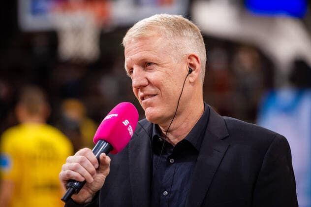 John Patrick Headcoach MHP RIESEN Ludwigsburg Interview at the BBL game MHP Riesen Ludwigsburg Telekom Baskets Bonn on 24 10 2021 in Ludwigsburg MHPArena Germany Ludwigsburg 24 10 21 Basketball , 24 10 2021, Ludwigsburg Germany xpxsdx