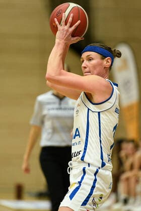 Halle, Germany 24 October 2021 1 BBL Women 2021 2022 Gisa Lions SV Halle vs Capitol Bascats Duesseldorf Rachael Vanderwaal Halle SWH arena Sachsen Anhalt Copyright: xFotostandx xxBallaschx