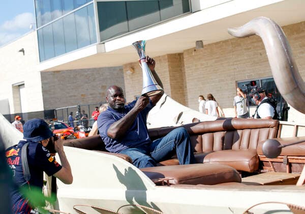 Shaquille Shaq Rashaun O Neal USA , F1 Grand Prix of USA at Circuit of The Americas on October 24, 2021 in Austin, United States of America Photo by HOCH ZWEI Austin United States of America