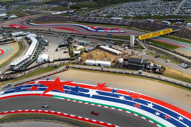 October 24, 2021, Austin, Texas, U.S: Circuit of the Americas racetrack in action during the Formula 1 Aramco United States Grand Prix practice session held at the Circuit of the Americas racetrack in Austin,Texas. Austin U.S. - ZUMAw300 20211024_zaf_w300_005 Copyright: xDanxWozniakx