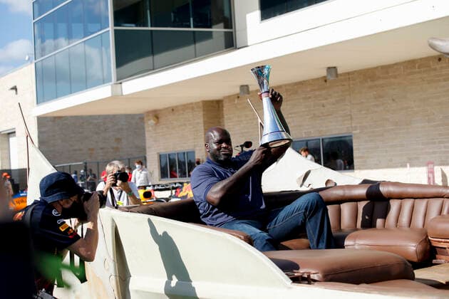 Shaquille O Neal, portrait during the Formula 1 Aramco United States Grand Prix 2021, 17th round of the 2021 FIA Formula One World Championship, WM, Weltmeisterschaft from October 21 to 24, 2021 on the Circuit of the Americas, in Austin, Texas, United States of American - F1 - UNITED STATES GRAND PRIX 2021 - RACE DPPI Panoramic  00121036_F12021GP17USA_JK204088