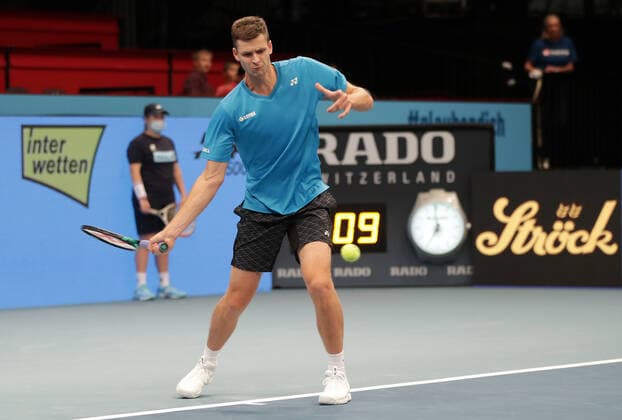 TENNIS - ATP, Tennis Herren Erste Bank Open VIENNA,AUSTRIA,25.OCT.21 - TENNIS - ATP World Tour, Erste Bank Open. Image shows Hubert Hurkacz (POL).  GEPAxpictures xWalterxLuger