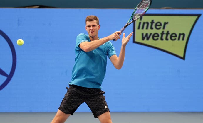 TENNIS - ATP, Tennis Herren Erste Bank Open VIENNA,AUSTRIA,25.OCT.21 - TENNIS - ATP World Tour, Erste Bank Open. Image shows Hubert Hurkacz (POL).  GEPAxpictures xWalterxLuger