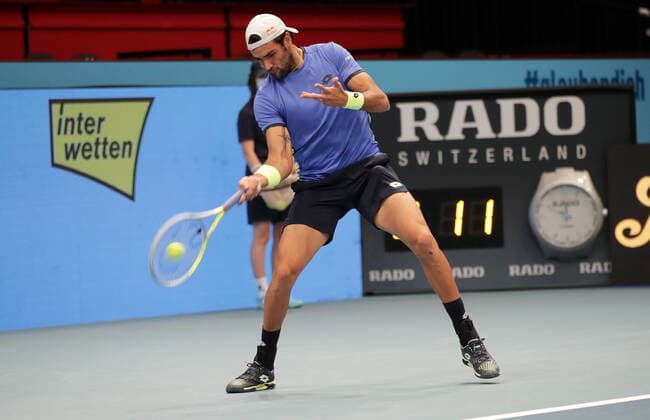 TENNIS - ATP, Tennis Herren Erste Bank Open VIENNA,AUSTRIA,25.OCT.21 - TENNIS - ATP World Tour, Erste Bank Open. Image shows Matteo Berrettini (ITA).  GEPAxpictures xWalterxLuger