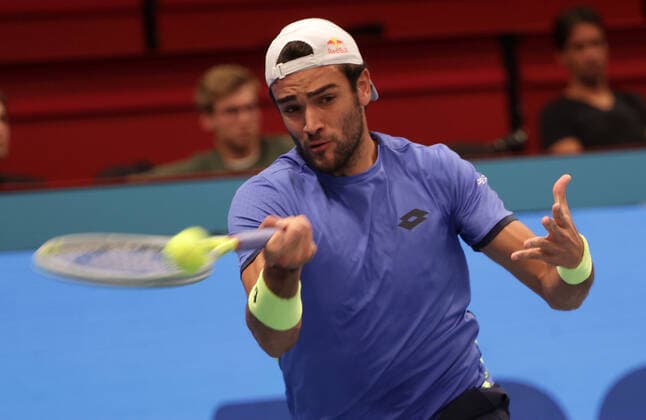 TENNIS - ATP, Tennis Herren Erste Bank Open VIENNA,AUSTRIA,25.OCT.21 - TENNIS - ATP World Tour, Erste Bank Open. Image shows Matteo Berrettini (ITA).  GEPAxpictures xWalterxLuger