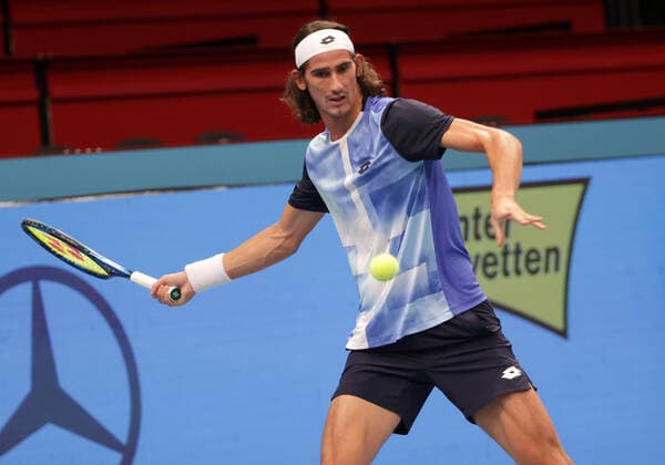 TENNIS - ATP, Tennis Herren Erste Bank Open VIENNA,AUSTRIA,26.OCT.21 - TENNIS - ATP World Tour, Erste Bank Open. Image shows Lloyd Harris (RSA).  GEPAxpictures xWalterxLuger
