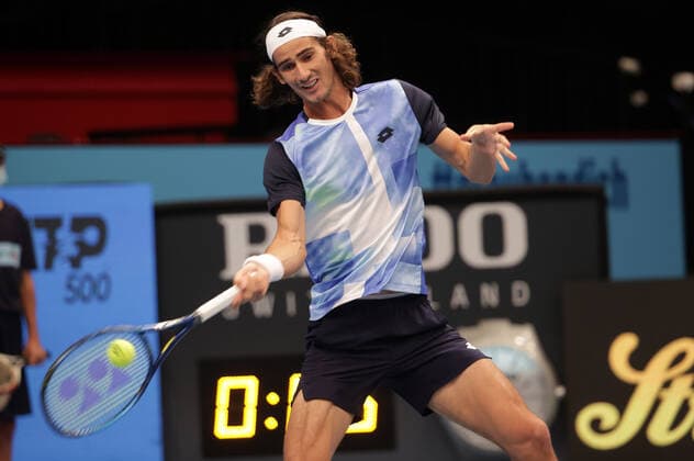 TENNIS - ATP, Tennis Herren Erste Bank Open VIENNA,AUSTRIA,26.OCT.21 - TENNIS - ATP World Tour, Erste Bank Open. Image shows Lloyd Harris (RSA).  GEPAxpictures xWalterxLuger