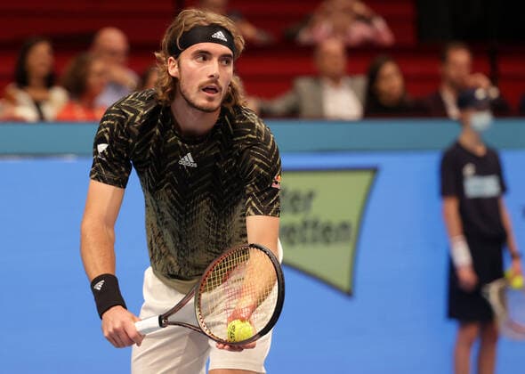 TENNIS - ATP, Tennis Herren Erste Bank Open VIENNA,AUSTRIA,26.OCT.21 - TENNIS - ATP World Tour, Erste Bank Open. Image shows Stefanos Tsitsipas (GRE).  GEPAxpictures xWalterxLuger