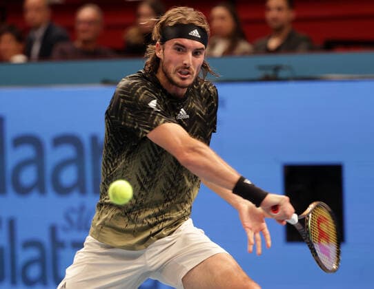 TENNIS - ATP, Tennis Herren Erste Bank Open VIENNA,AUSTRIA,26.OCT.21 - TENNIS - ATP World Tour, Erste Bank Open. Image shows Stefanos Tsitsipas (GRE).  GEPAxpictures xWalterxLuger