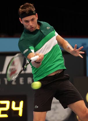 TENNIS - ATP, Tennis Herren Erste Bank Open VIENNA,AUSTRIA,26.OCT.21 - TENNIS - ATP World Tour, Erste Bank Open. Image shows Filip Krajinovic (SRB).  GEPAxpictures xWalterxLuger