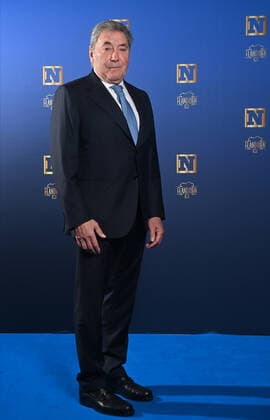 Former Belgian cyclist Eddy Merckx pictured at the blue carpet of the Flandrien award ceremony for the best Belgian cyclist of the 2021 cycling season, organized by newspaper Het Nieuwsblad , in Puurs, on Tuesday 26 October 2021. DAVIDxSTOCKMAN  x3124766x