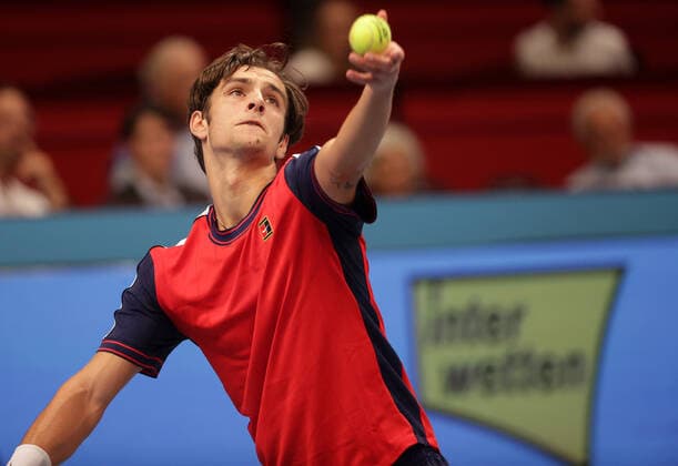 TENNIS - ATP, Tennis Herren Erste Bank Open VIENNA,AUSTRIA,27.OCT.21 - TENNIS - ATP World Tour, Erste Bank Open. Image shows Lorenzo Musetti (ITA).  GEPAxpictures xWalterxLuger