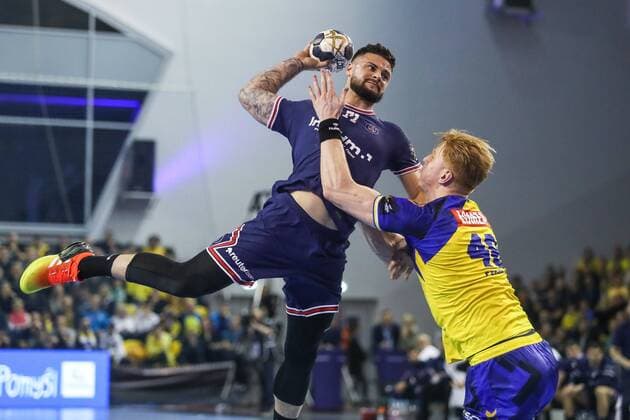 27.10.2021 Kielce Pilka reczna EHF Liga Mistrzow 2021 2022, faza grupowa Lomza VIVE Kielce - Paris Saint-Germain N z Elohim Prandi Foto Adam Starszynski PressFocus 27.10.2021 Kielce Handball EHF Champions League 2021 2022, group stage Lomza VIVE Kielce - Paris Saint-Germain Elohim Prandi Credit Adam Starszynski PressFocus NEWSPIX.PL --- Newspix.pl  20211027PF_AS111