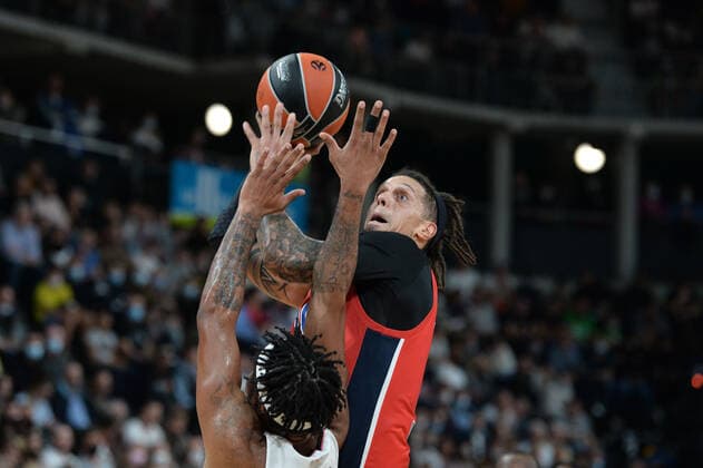 Daniel Hackett (moscou) BASKETBALL : LDLC ASVEL vs CSKA Moscou - Euroleague - 27 10 2021 FredericChambert Panoramic 
