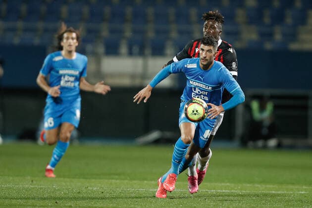 Alvaro Gonzalez (Marseille) FOOTBALL : Nice vs Marseille - J3- Ligue1 Ubereat - 27 10 2021 AurelienMorissard Panoramic 