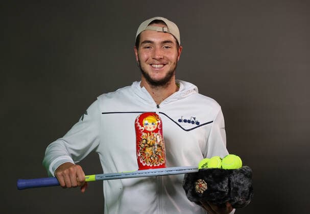 Tennis, ATP St. Petersburg, Shooting Jan-Lennard Struff