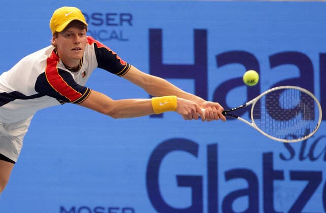 TENNIS - ATP, Tennis Herren Erste Bank Open VIENNA,AUSTRIA,28.OCT.21 - TENNIS - ATP World Tour, Erste Bank Open. Image shows Jannik Sinner (ITA).  GEPAxpictures xWalterxLuger