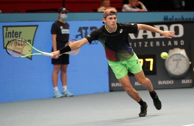 TENNIS - ATP, Tennis Herren Erste Bank Open VIENNA,AUSTRIA,28.OCT.21 - TENNIS - ATP World Tour, Erste Bank Open. Image shows Alex de Minaur (AUS).  GEPAxpictures xWalterxLuger