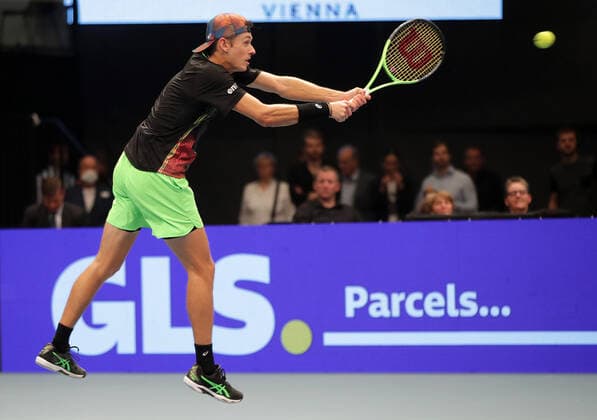 TENNIS - ATP, Tennis Herren Erste Bank Open VIENNA,AUSTRIA,28.OCT.21 - TENNIS - ATP World Tour, Erste Bank Open. Image shows Alex de Minaur (AUS).  GEPAxpictures xWalterxLuger