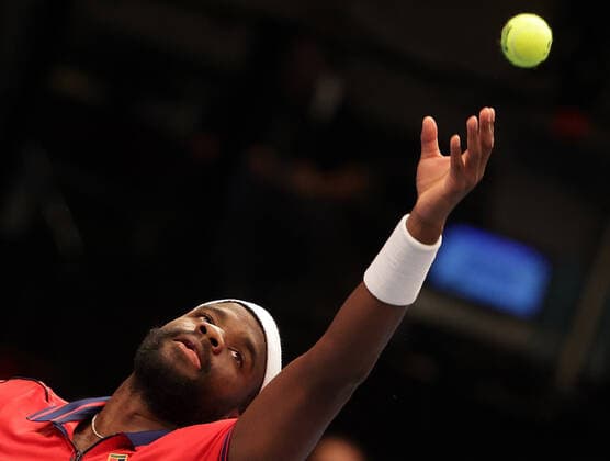 TENNIS - ATP, Tennis Herren Erste Bank Open VIENNA,AUSTRIA,28.OCT.21 - TENNIS - ATP World Tour, Erste Bank Open. Image shows Frances Tiafoe (USA).  GEPAxpictures xWalterxLuger