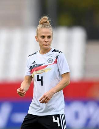 Leonie MAIER GER , Womens football match, World Cup qualifier, Germany GER Israel ISR 7 0, on 26 10 2021 in Essen Germany Â