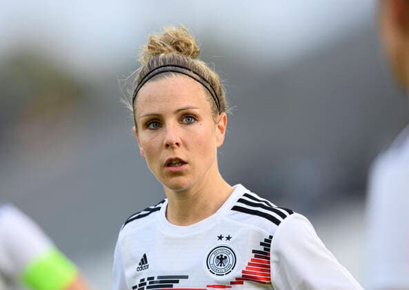 Svenja HUTH GER Womens football match, World Cup qualifier, Germany GER Israel ISR 7 0, on 26 10 2021 in Essen Germany Â
