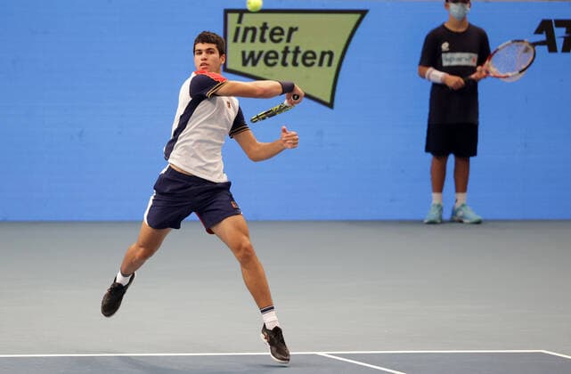 TENNIS - ATP, Tennis Herren Erste Bank Open VIENNA,AUSTRIA,29.OCT.21 - TENNIS - ATP World Tour, Erste Bank Open. Image shows Carlos Alcaraz (ESP).  GEPAxpictures xWalterxLuger