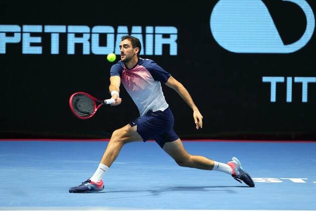 Saint Petersburg, Russia - 28 october 2021, Tennis. ATP, Tennis Herren St. Petersburg Open AlexanderxKulebyakin