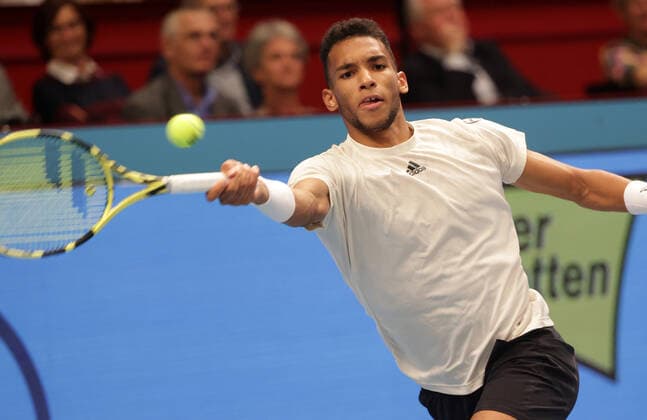 TENNIS - ATP, Tennis Herren Erste Bank Open VIENNA,AUSTRIA,29.OCT.21 - TENNIS - ATP World Tour, Erste Bank Open. Image shows Felix Auger-Aliassime (CAN).  GEPAxpictures xWalterxLuger