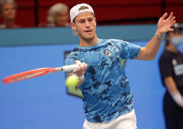 TENNIS - ATP, Tennis Herren Erste Bank Open VIENNA,AUSTRIA,29.OCT.21 - TENNIS - ATP World Tour, Erste Bank Open. Image shows Diego Schwartzman (ARG).  GEPAxpictures xWalterxLuger