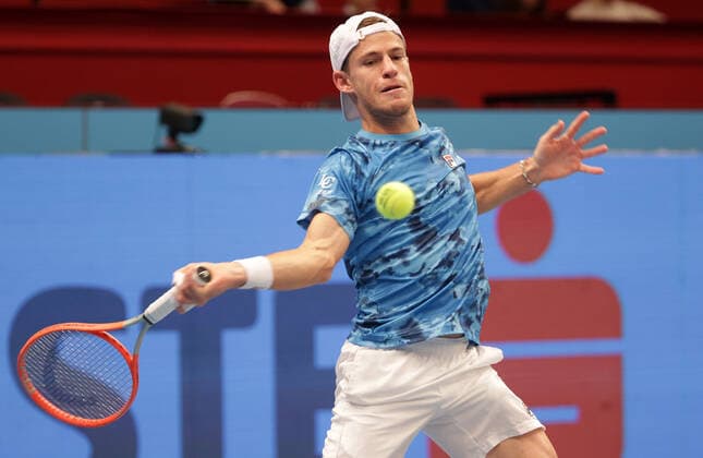 TENNIS - ATP, Tennis Herren Erste Bank Open VIENNA,AUSTRIA,29.OCT.21 - TENNIS - ATP World Tour, Erste Bank Open. Image shows Diego Schwartzman (ARG).  GEPAxpictures xWalterxLuger