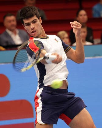 TENNIS - ATP, Tennis Herren Erste Bank Open VIENNA,AUSTRIA,30.OCT.21 - TENNIS - ATP World Tour, Erste Bank Open. Image shows Carlos Alcaraz (ESP).  GEPAxpictures xWalterxLuger