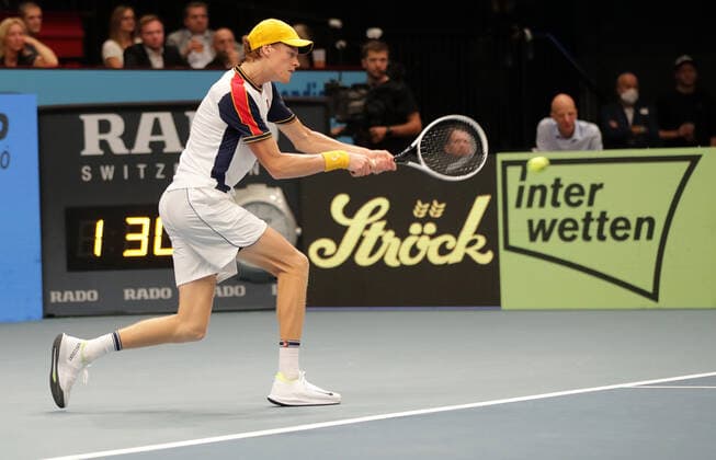TENNIS - ATP, Tennis Herren Erste Bank Open VIENNA,AUSTRIA,30.OCT.21 - TENNIS - ATP World Tour, Erste Bank Open. Image shows Jannik Sinner (ITA).  GEPAxpictures xWalterxLuger