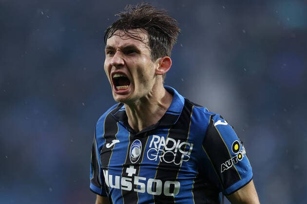 Sport Themen der Woche KW43 Sport Bilder des Tages IPP20211030 Football - soccer: Serie A, Atalanta Bergamo - Lazio Rom, Marten De Roon (Atalanta Bergamasca Calcio) esulta dopo il gol del pareggio (Verwendung nur in Deutschland - GERMANY ONLY) *** IPP20211030 Football soccer Serie A, Atalanta Bergamo Lazio Rom, Marten De Roon Atalanta Bergamasca Calcio esulta dopo il gol del pareggio Use only in Germany GERMANY ONLY 