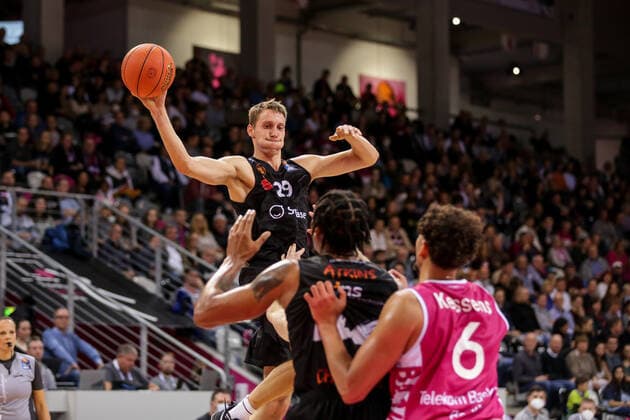 Germany, Bonn, Telekom Dome, 30 10 2021, easy Credit BBL, 6 matchday, Telekom Baskets Bonn Niners Chemnitz picture Ivan Karacic Niners Chemnitz Copyright: HMBxMedia ThomasxJäger