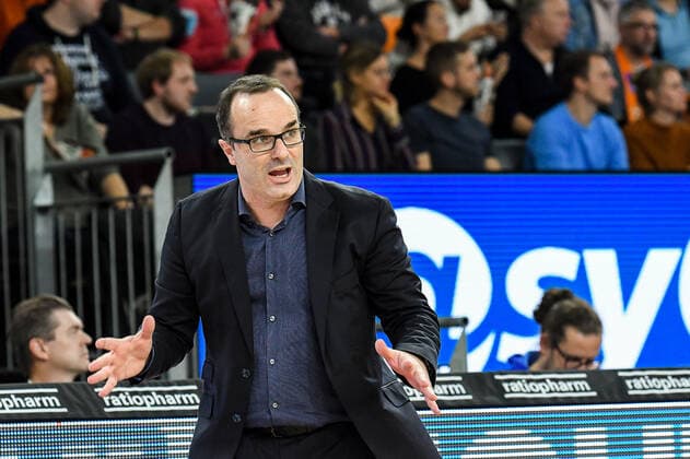 GER, BBL, ratiopharm Ulm vs Fraport Skyliners 30 10 2021, ratiopharm arena, New Ulm, GER, BBL, ratiopharm Ulm vs Fraport Skyliners, pictured Diego Ocampo Fraport. nordphotoxGmbHx xHafner nph00200