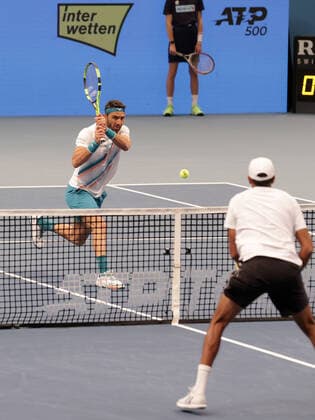 TENNIS - ATP, Tennis Herren Erste Bank Open VIENNA,AUSTRIA,31.OCT.21 - TENNIS - ATP World Tour, Erste Bank Open, final. Image shows Robert Farah (COL).  GEPAxpictures xWalterxLuger