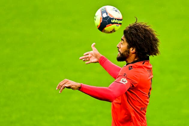 Bonfim Dante (Nice) FOOTBALL : SCO Angers vs OGC Nice - Ligue1 uber eats J12 - 31 10 2021 JBAutissier Panoramic 
