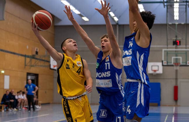 Basketball, JBBL, Young Tigers Tübingen - PS Karlsruhe Lions
