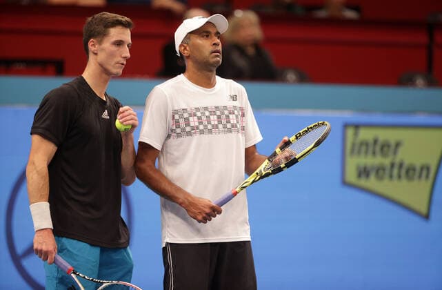 TENNIS - ATP, Tennis Herren Erste Bank Open VIENNA,AUSTRIA,31.OCT.21 - TENNIS - ATP World Tour, Erste Bank Open, final. Image shows Joe Salisbury (GBR) and Rajeev Ram (USA).  GEPAxpictures xWalterxLuger