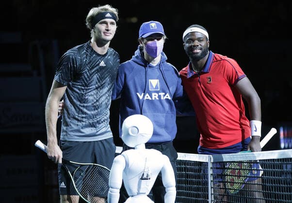 TENNIS - ATP, Tennis Herren Erste Bank Open VIENNA,AUSTRIA,31.OCT.21 - TENNIS - ATP World Tour, Erste Bank Open, final. Image shows Alexander Zverev (GER) and Frances Tiafoe (USA).  GEPAxpictures xWalterxLuger